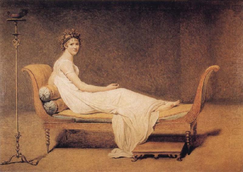 Jacques-Louis  David Madame Recamier china oil painting image
